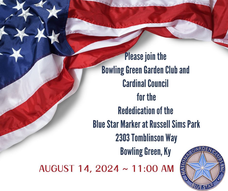 Blue Star Marker Rededication - Russell Sims Park, Bowling Green, KY